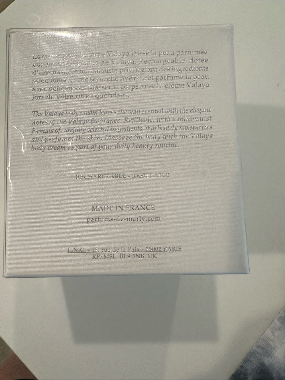 Parfums de Marly Valaya Body Oil & Moisturizer — White - Picture 2 of 4